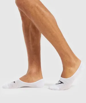 Gymshark No Show Socks - White