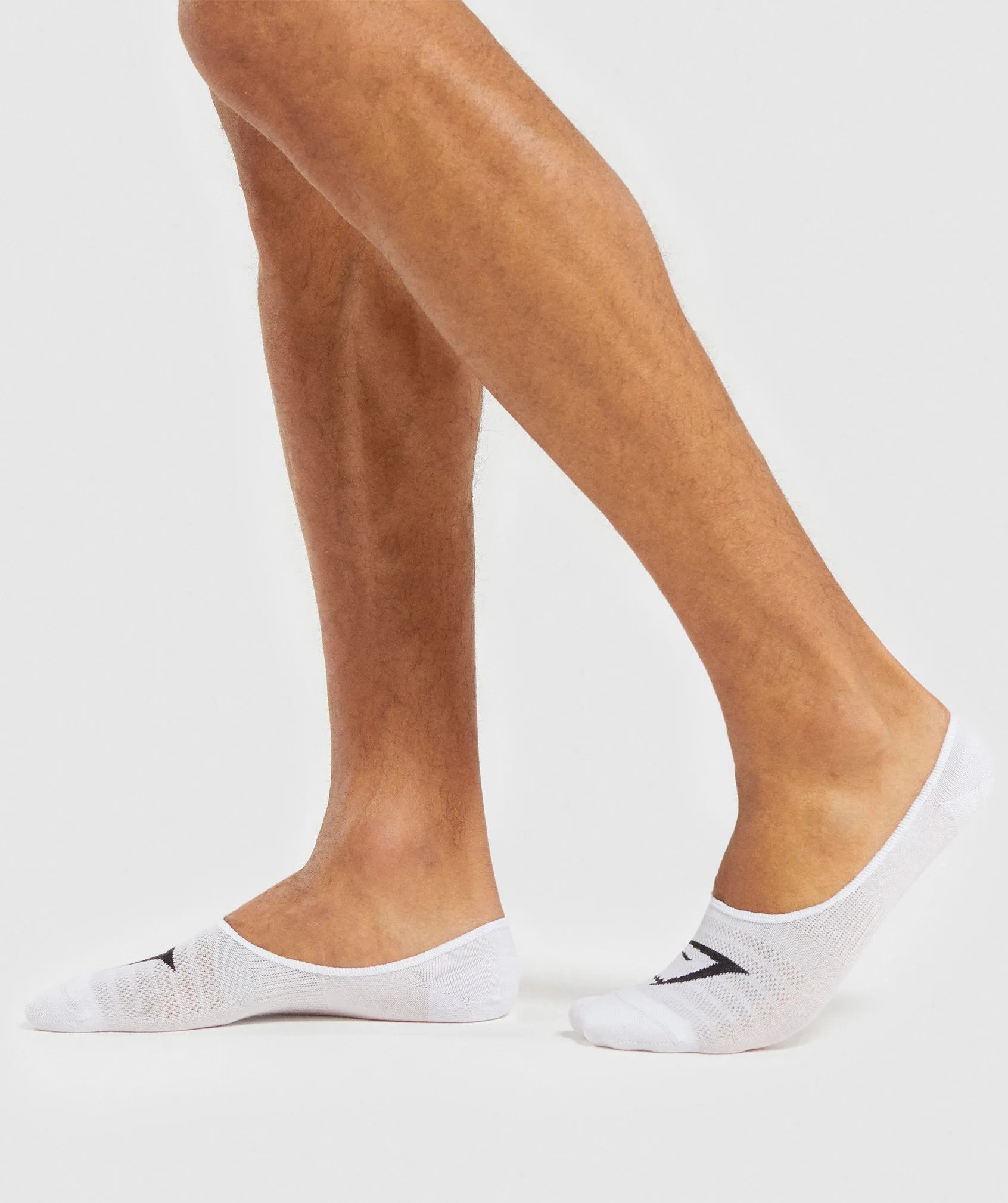 Gymshark No Show Socks - White