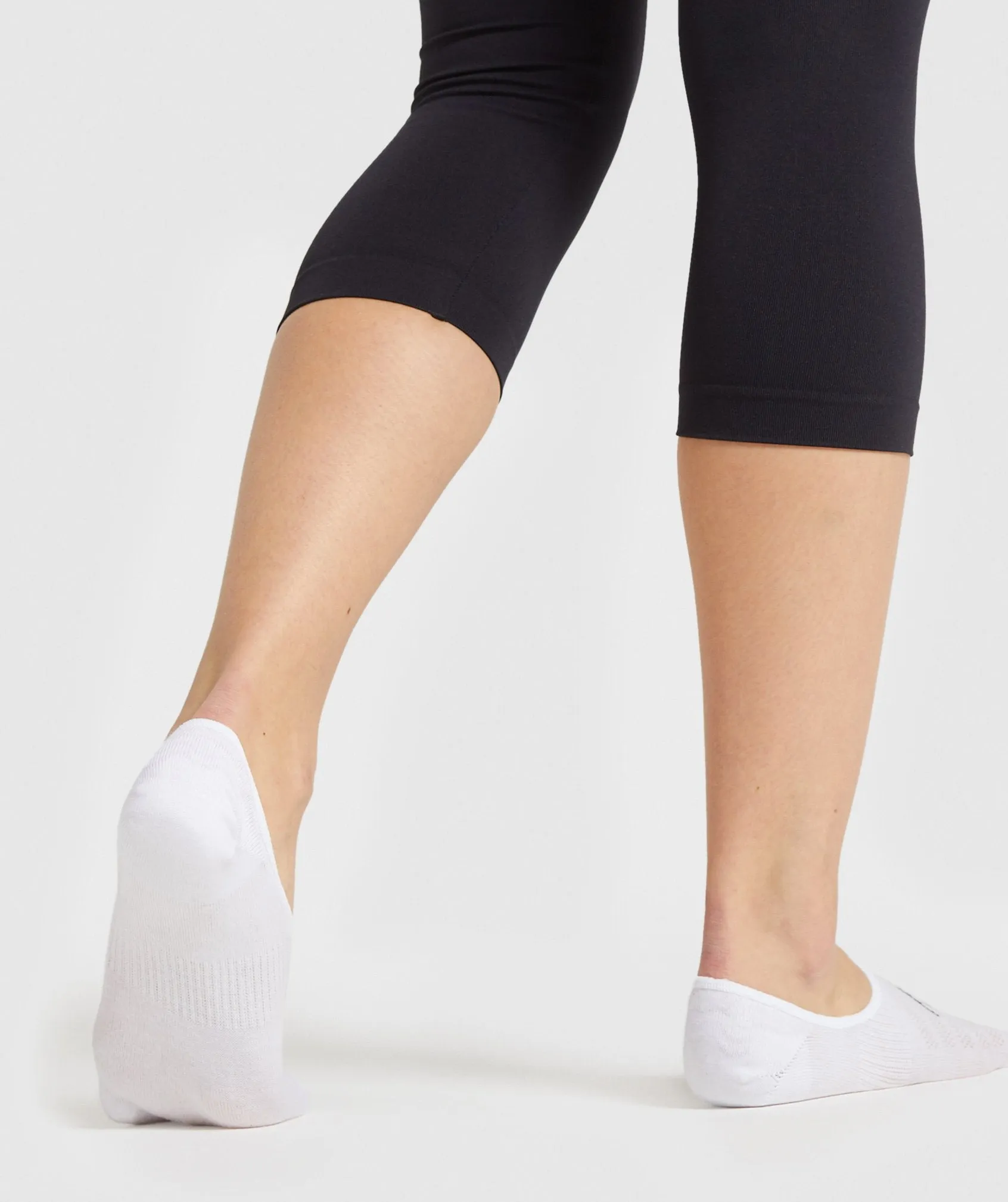 Gymshark No Show Socks - White