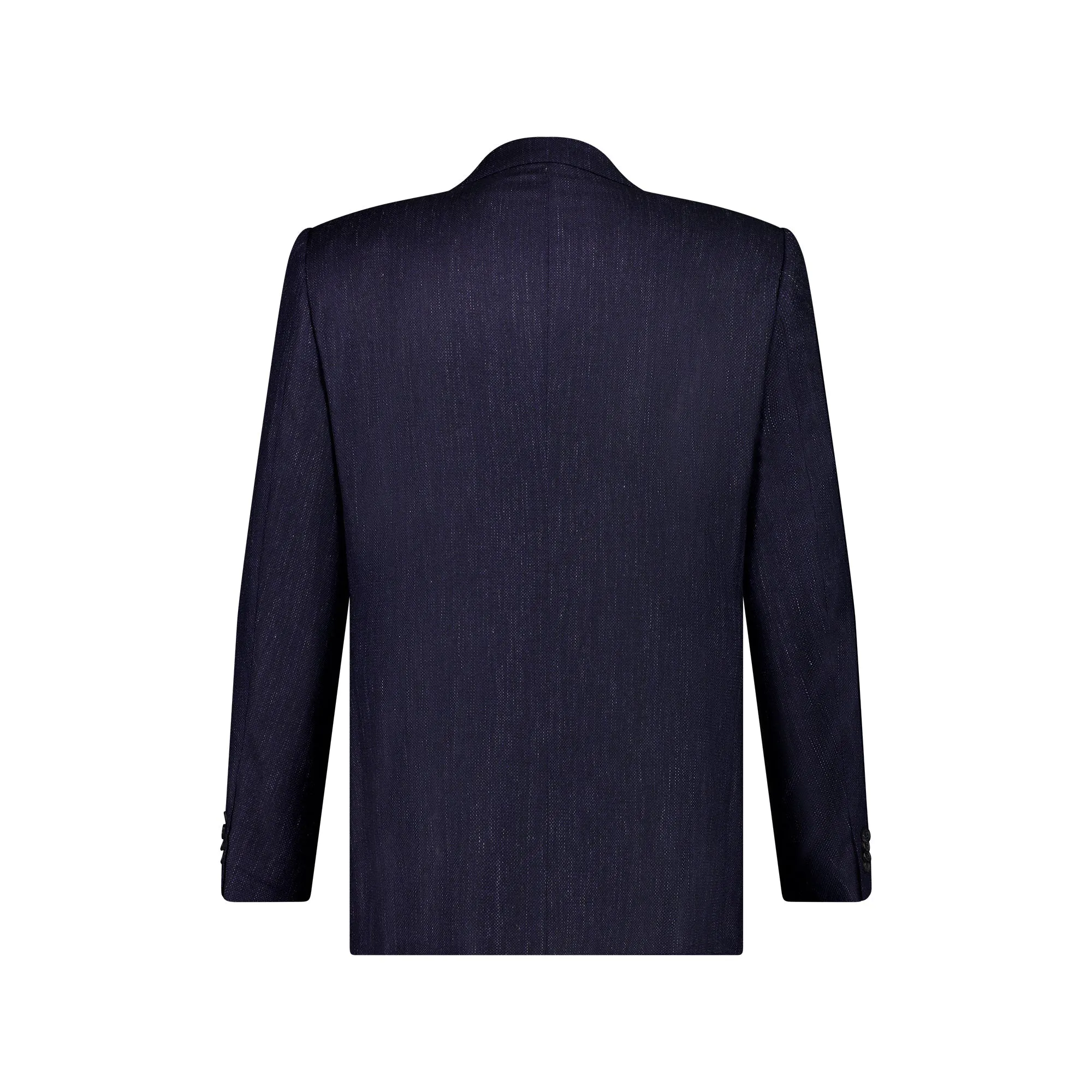 HENRY SARTORIAL DORMEUIL Wool/Silk/Linen Jacket NAVY REG