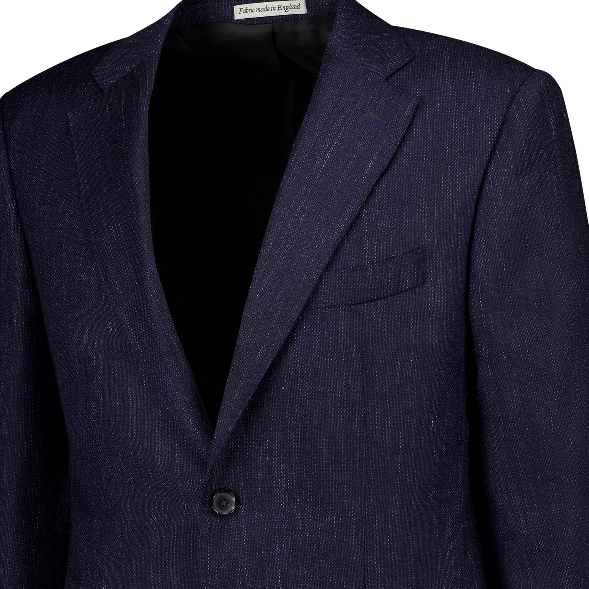 HENRY SARTORIAL DORMEUIL Wool/Silk/Linen Jacket NAVY REG