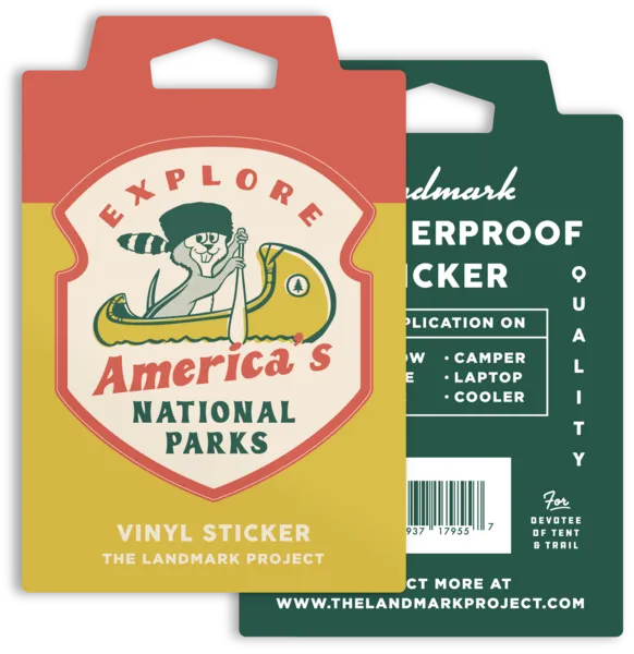 Paddle in the Parks Sticker